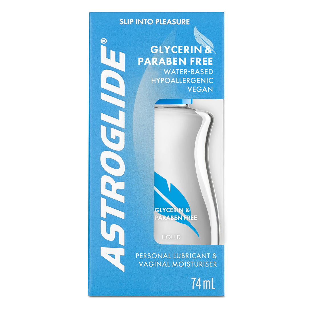 Astroglide Glycerin & Paraben Free Water Based Personal Lubricant and Vaginal Moisturiser 74ml