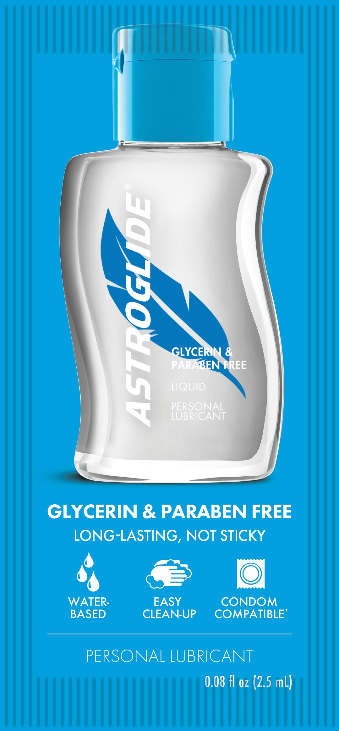 Astroglide Glycerin & Paraben Free Personal Lubricant Sachet 2.5ml