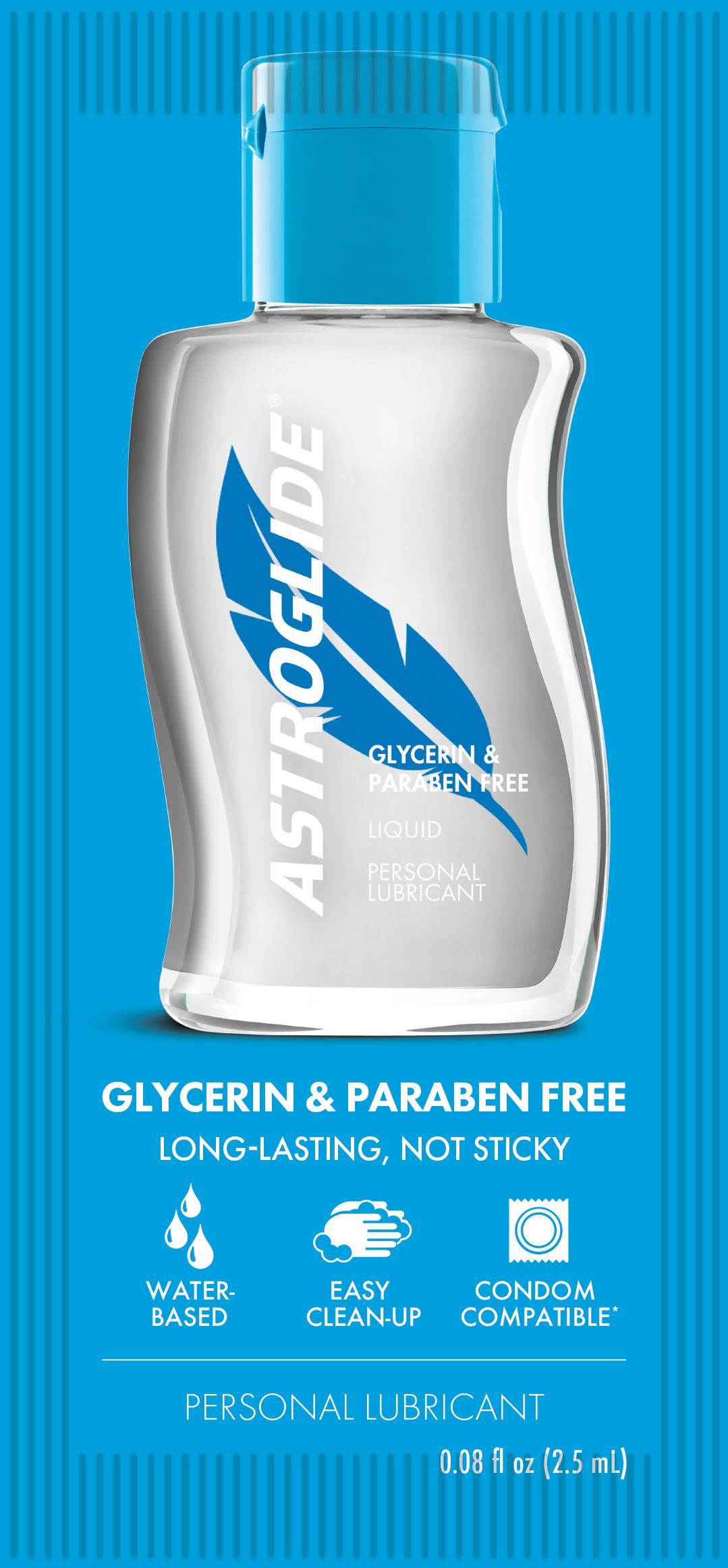 Astroglide Glycerin & Paraben Free Personal Lubricant Sachet 2.5ml
