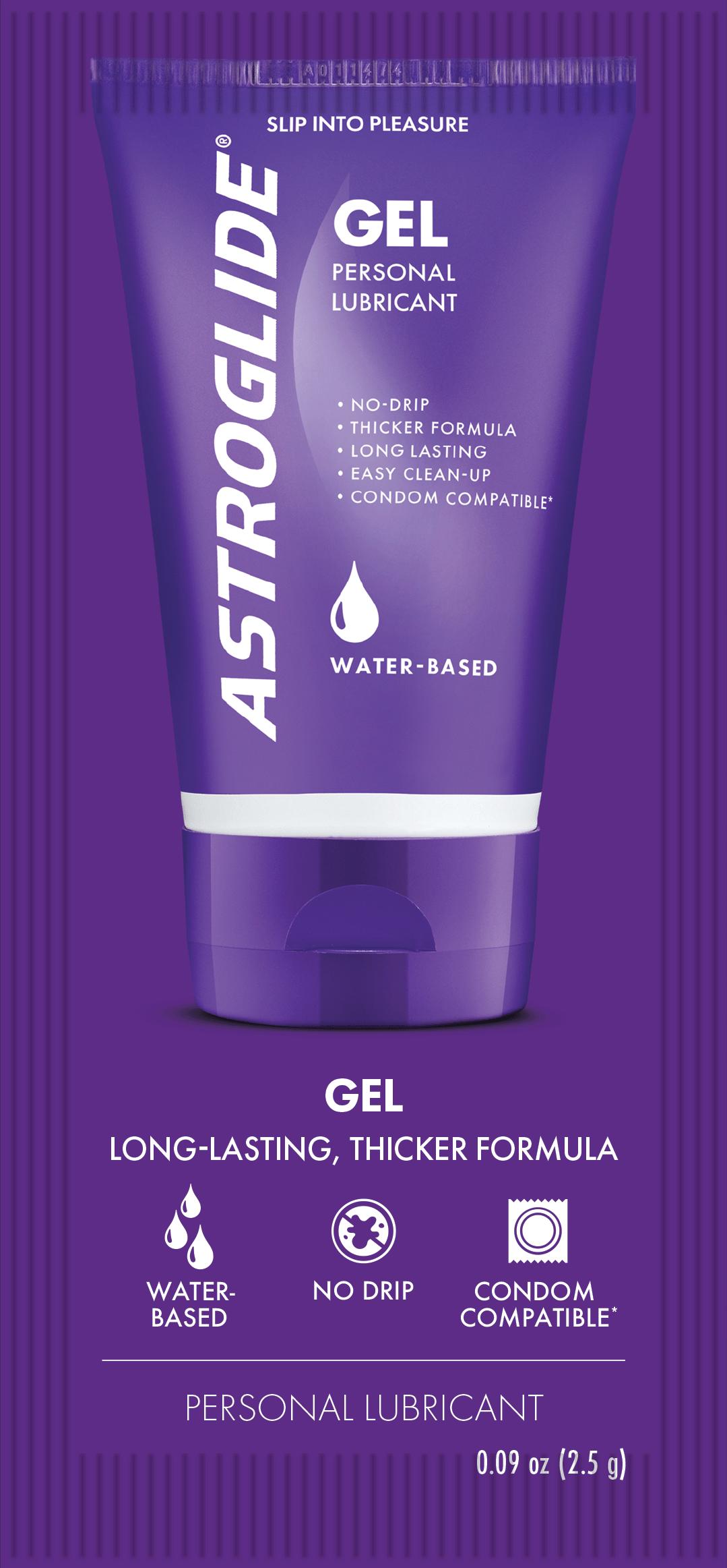 Astroglide Gel Personal Lubricant Sachet 2.5ml