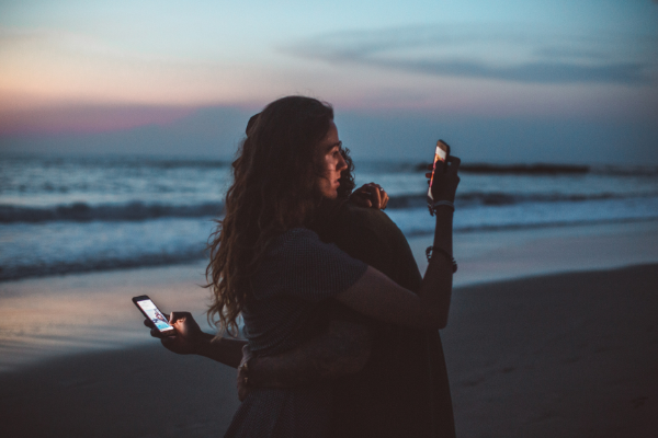 Phone on Beach